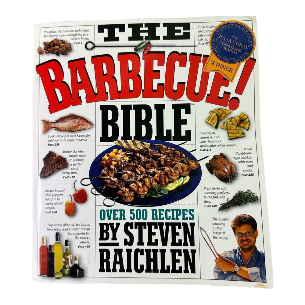 Steven Raichlen Barbecue Bible Vintage Book